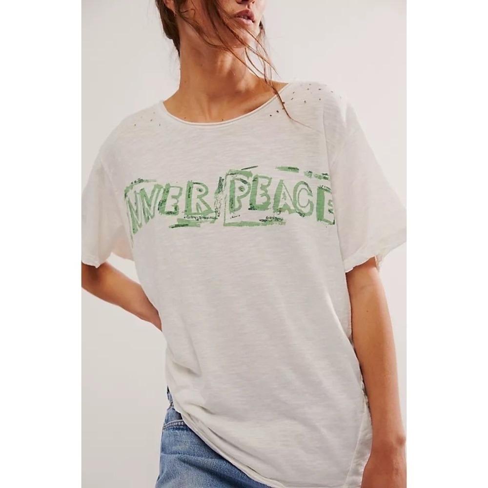 022-NWOT Magnolia Pearl "Inner Peace" Boyfriend Tee EXTREMELY HARD TO FIND! RARE